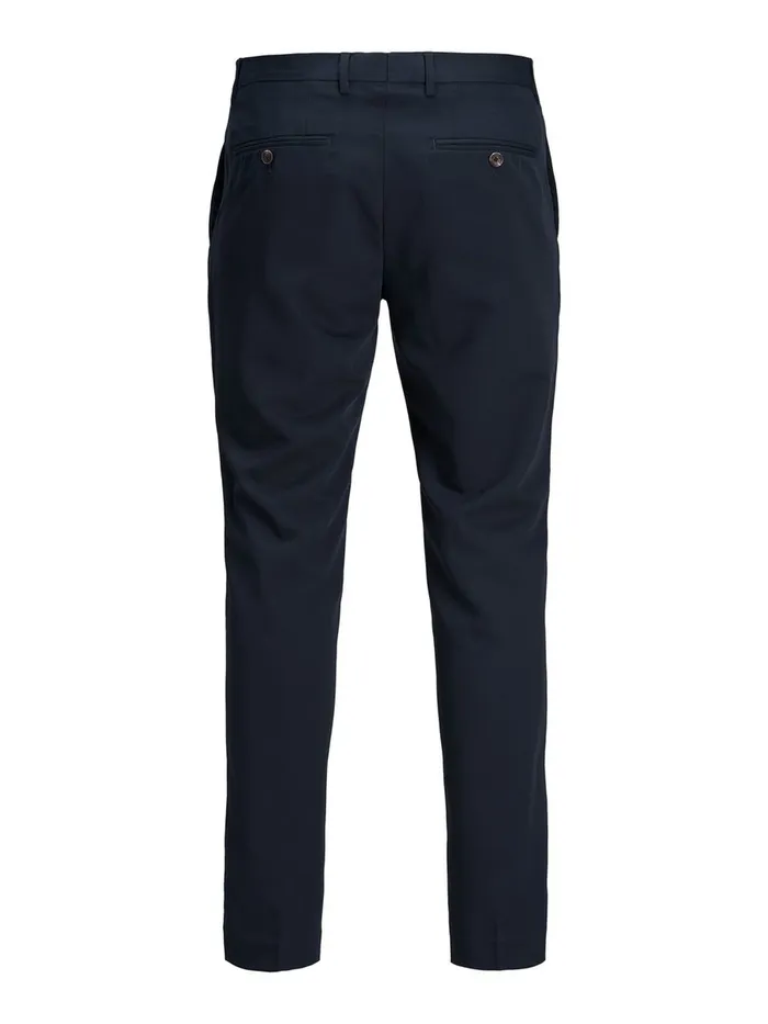 Tailoring JACK and JONES Mens RECYCLED POLYESTER TROUSERS Blue Dark Navy