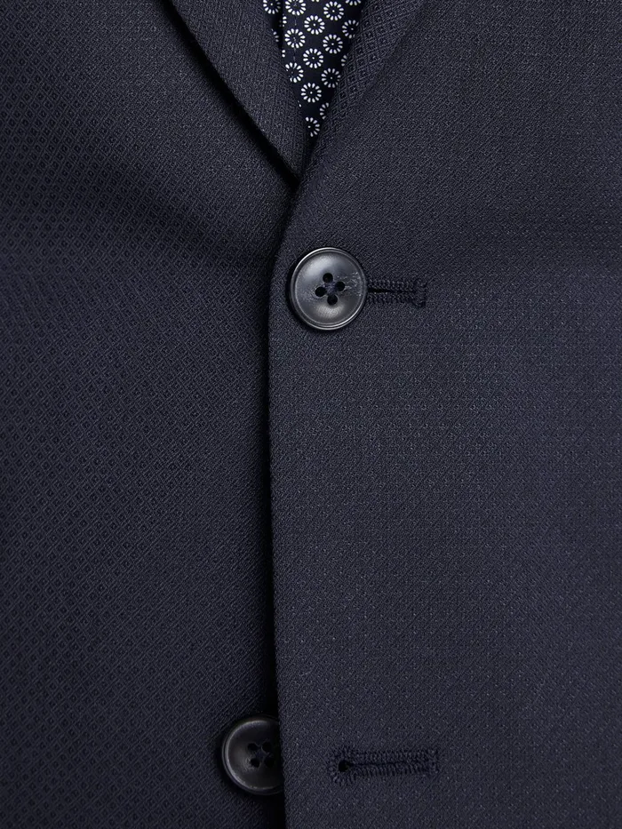 Tailoring JACK and JONES Mens WOOL BLEND BLAZER Blue Dark Navy