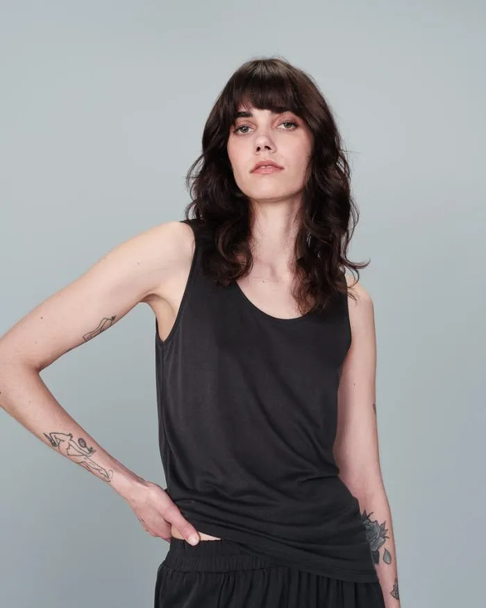 TANK TOP ANTHRACITE NEPTUNE Shop Grace and Mila Tank Tops