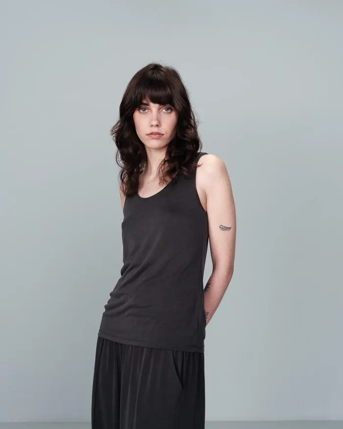 TANK TOP ANTHRACITE NEPTUNE Shop Grace and Mila Tank Tops