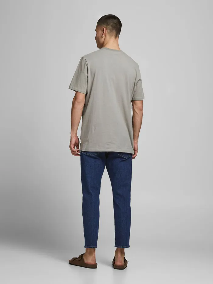 Tapered Jeans JACK and JONES Mens FRANK LEEN CJ 429 TAPERED FIT JEANS Blue Blue Denim