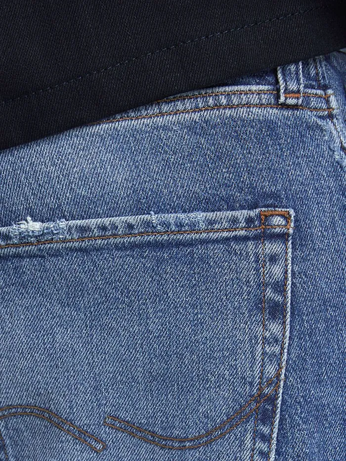 Tapered Jeans JACK and JONES Mens FRED ORIGINAL CJ 308 TAPERED FIT JEANS Blue Blue Denim