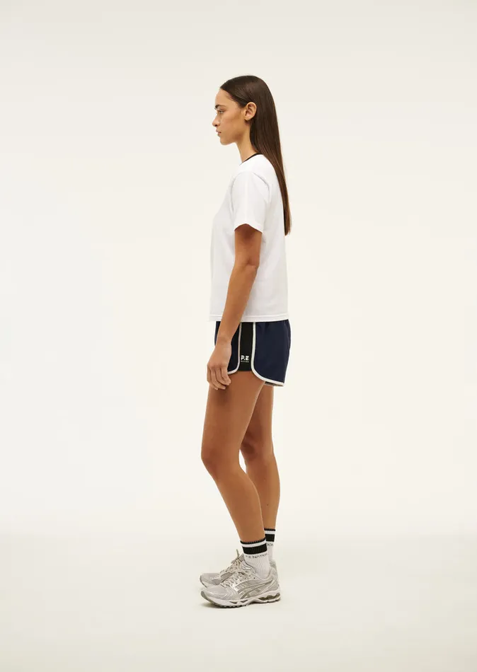 Tees Women SPORTIVE SHORT SLEEVE TEE IN OPTIC WHITE PE Nation