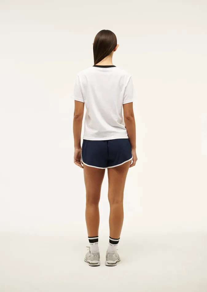 Tees Women SPORTIVE SHORT SLEEVE TEE IN OPTIC WHITE PE Nation