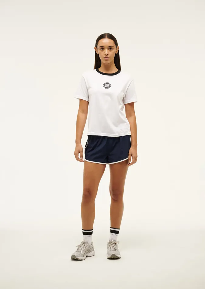 Tees Women SPORTIVE SHORT SLEEVE TEE IN OPTIC WHITE PE Nation