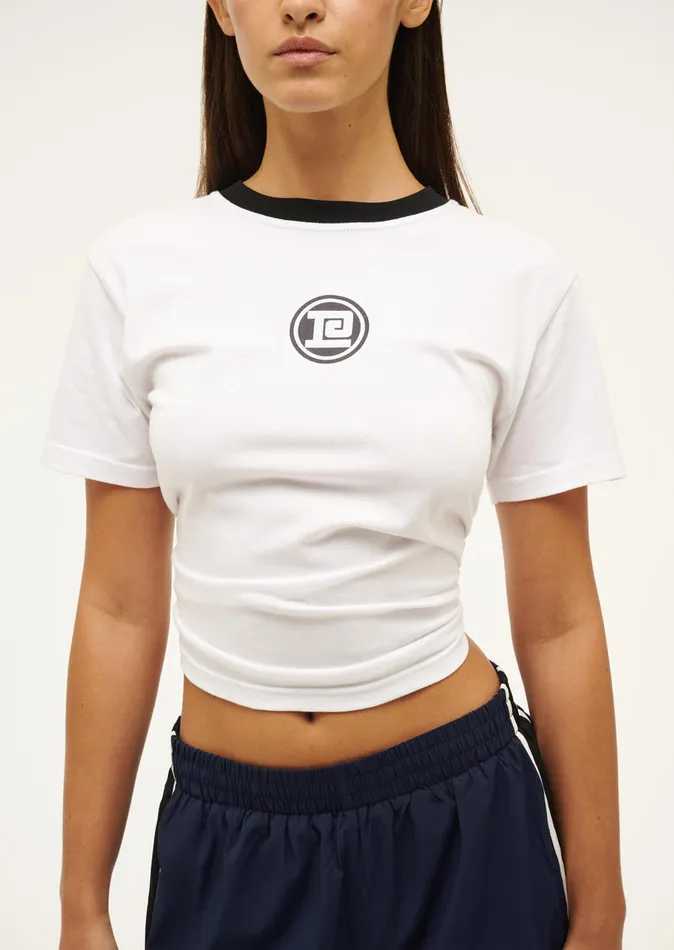 Tees Women SPORTIVE SHORT SLEEVE TEE IN OPTIC WHITE PE Nation