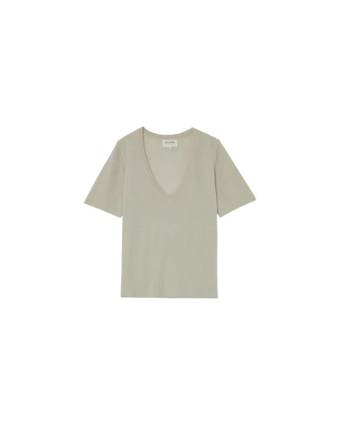 TEESHIRT ECRU MISS Shop Grace and Mila ShortSleeves Tshirts