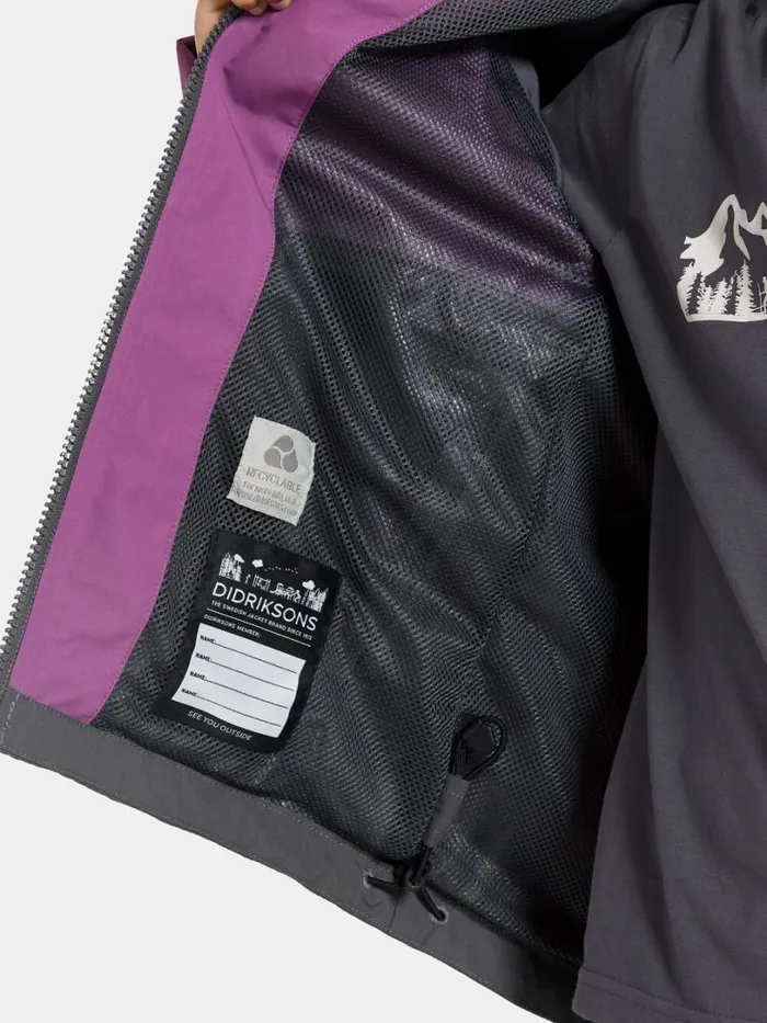Tera Kids039 Jacket Grape Kids Didriksons Spring Jackets