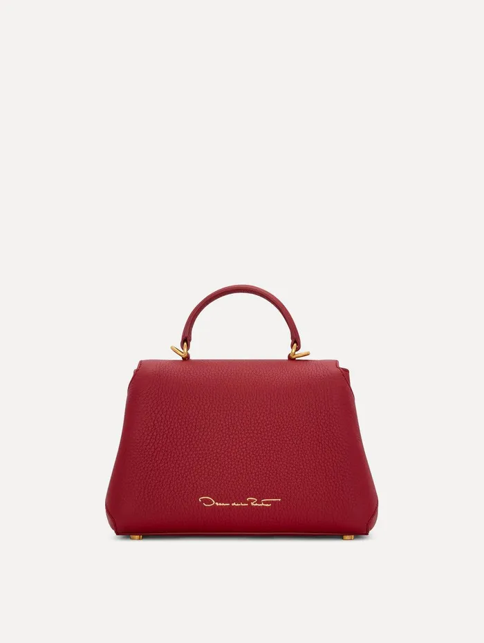 The Mini Poppy Scarlet Women Oscar De La Renta Signature Handbags The Mini Poppy Scarlet Women Oscar De La Renta Signature Handbags