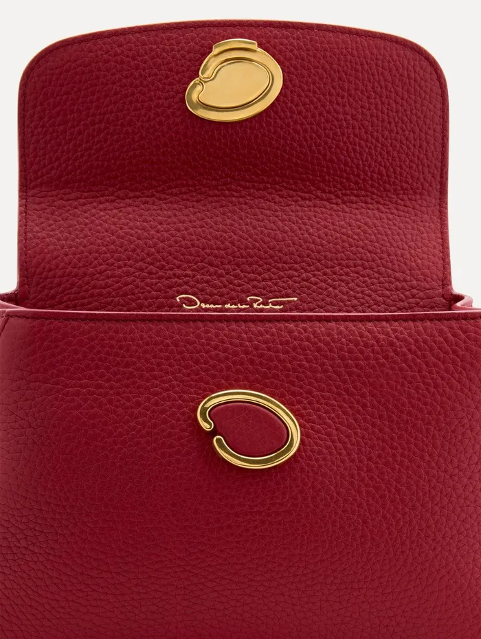 The Mini Poppy Scarlet Women Oscar De La Renta Signature Handbags The Mini Poppy Scarlet Women Oscar De La Renta Signature Handbags