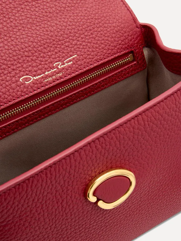 The Mini Poppy Scarlet Women Oscar De La Renta Signature Handbags The Mini Poppy Scarlet Women Oscar De La Renta Signature Handbags