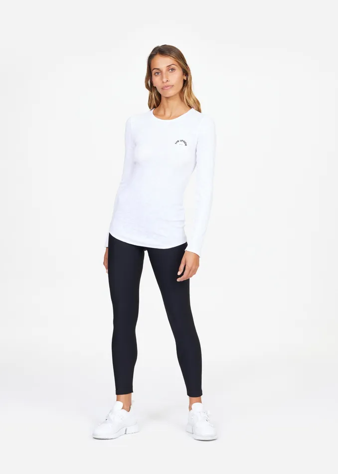 THE UPSIDE Shirts and Tanks Women RIB CHRISSY LONG SLEEVE TOP THE UPSIDE Shirts and Tanks Women RIB CHRISSY LONG SLEEVE TOP
