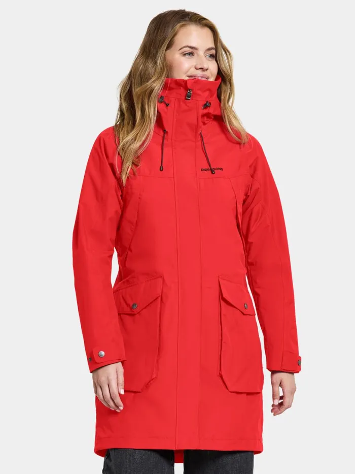 Thelma Parka Pomme Red Women Didriksons Parkas