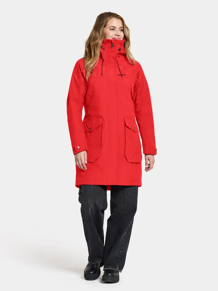 Thelma Parka Pomme Red Women Didriksons Parkas