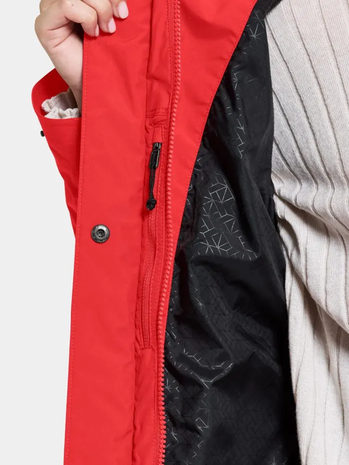 Thelma Parka Pomme Red Women Didriksons Parkas