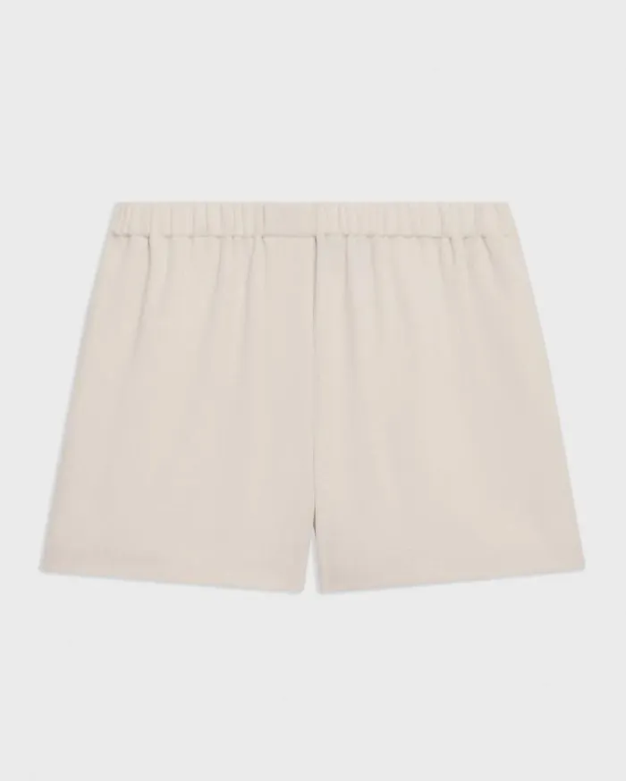Theory Boxer Short In Striped Admiral Crepe Rice Women Shorts