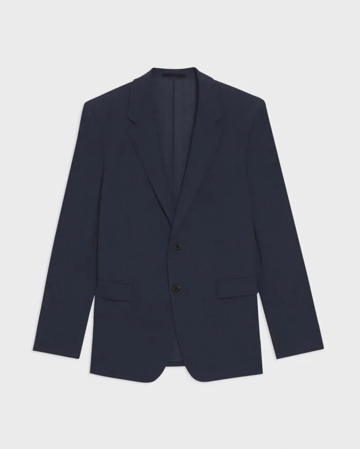 Theory Chambers Blazer In Stretch Wool Navy Men Blazers Jackets Theory Chambers Blazer In Stretch Wool Navy Men Blazers Jackets