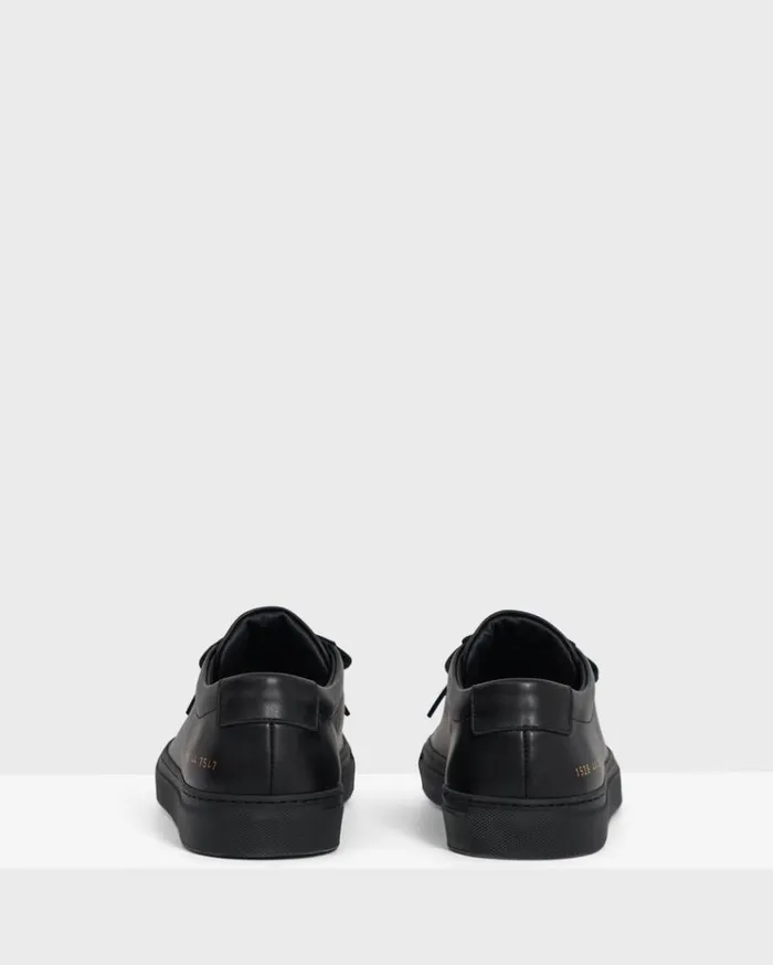 Theory Common Projects Men039s Original Achilles Sneakers Blackblack Sole Men Shoes