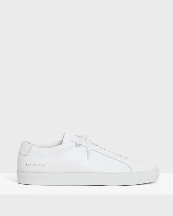 Theory Common Projects Men039s Original Achilles Sneakers White Men Shoes