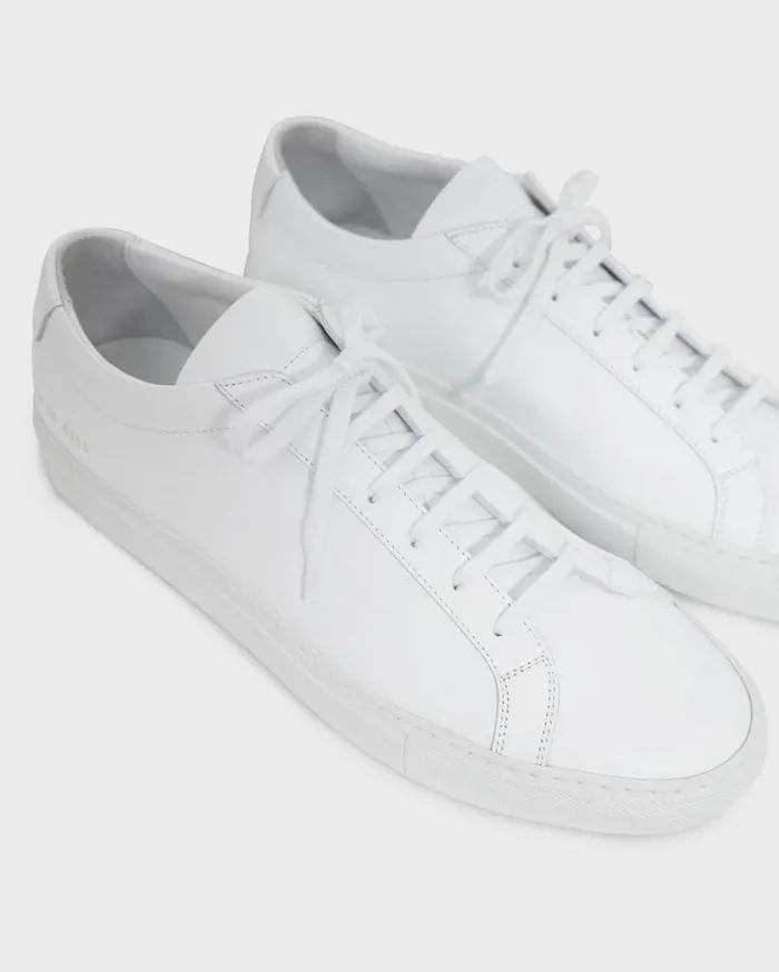 Theory Common Projects Men039s Original Achilles Sneakers White Men Shoes