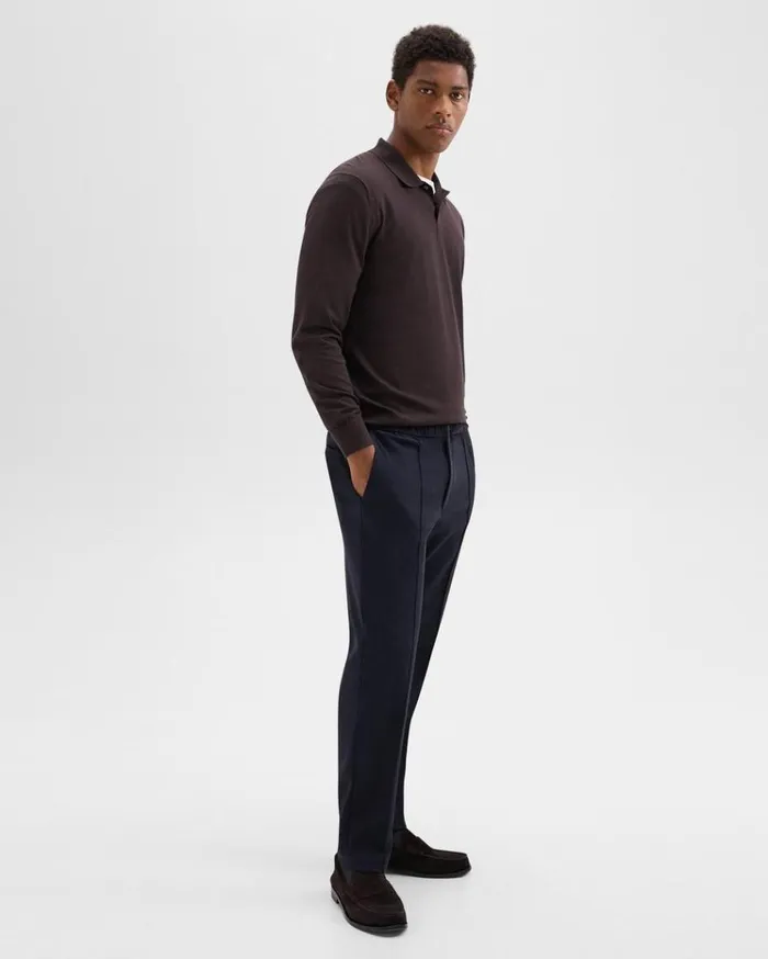 Theory Curtis Drawstring Pant In Precision Ponte Baltic Men Pants Theory Curtis Drawstring Pant In Precision Ponte Baltic Men Pants