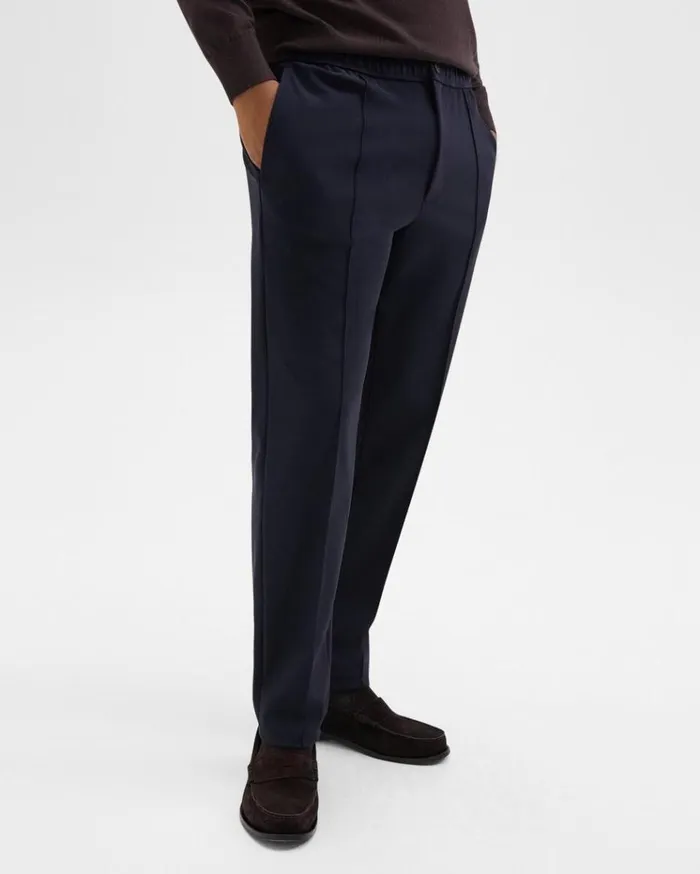 Theory Curtis Drawstring Pant In Precision Ponte Baltic Men Pants Theory Curtis Drawstring Pant In Precision Ponte Baltic Men Pants