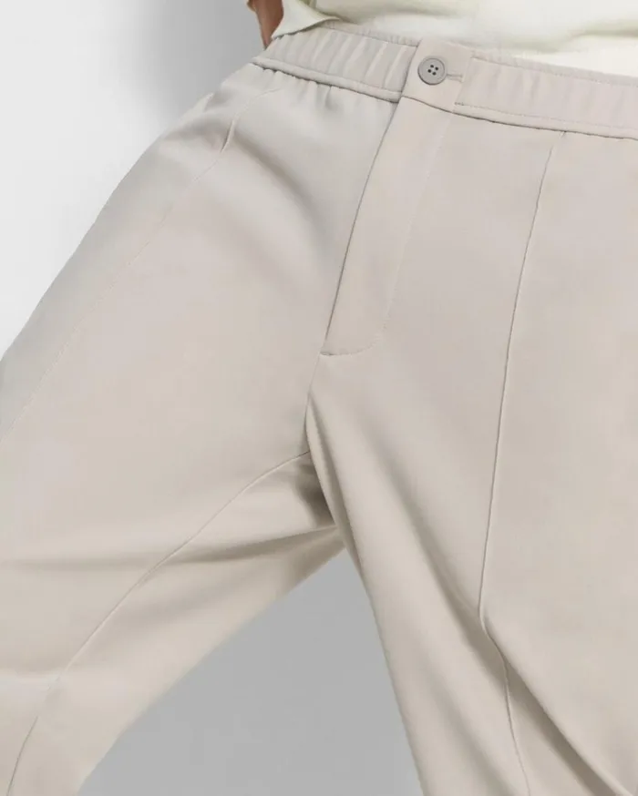 Theory Curtis Drawstring Pant In Precision Ponte Putty Men Suits Theory Curtis Drawstring Pant In Precision Ponte Putty Men Suits