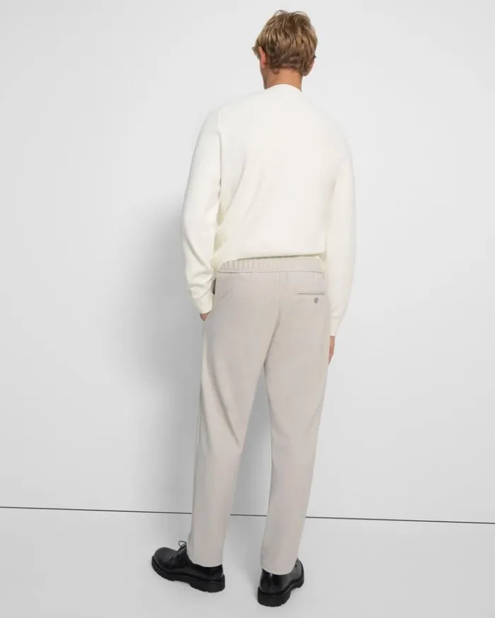 Theory Curtis Drawstring Pant In Precision Ponte Putty Men Suits Theory Curtis Drawstring Pant In Precision Ponte Putty Men Suits