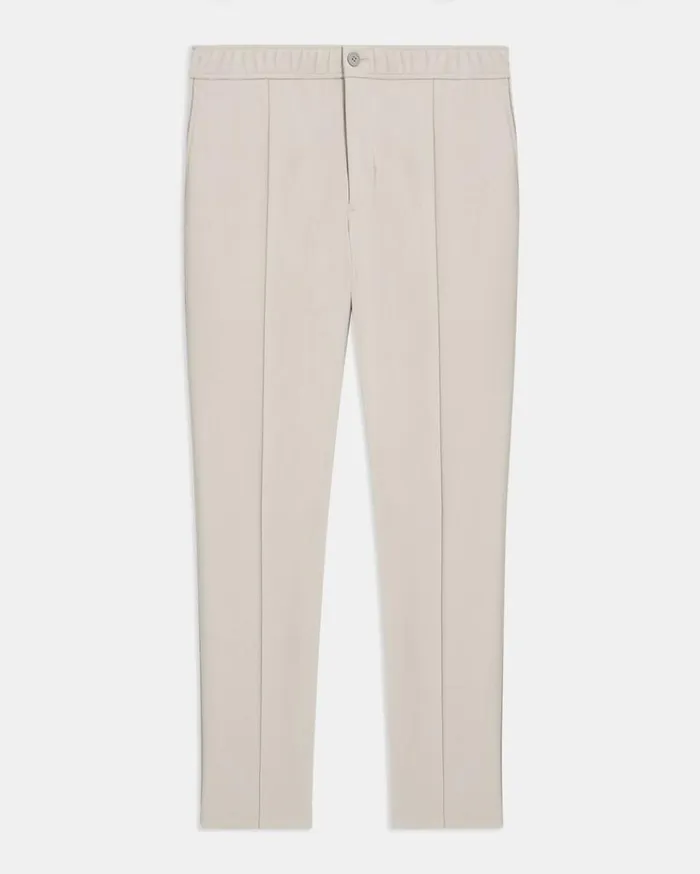Theory Curtis Drawstring Pant In Precision Ponte Putty Men Suits Theory Curtis Drawstring Pant In Precision Ponte Putty Men Suits