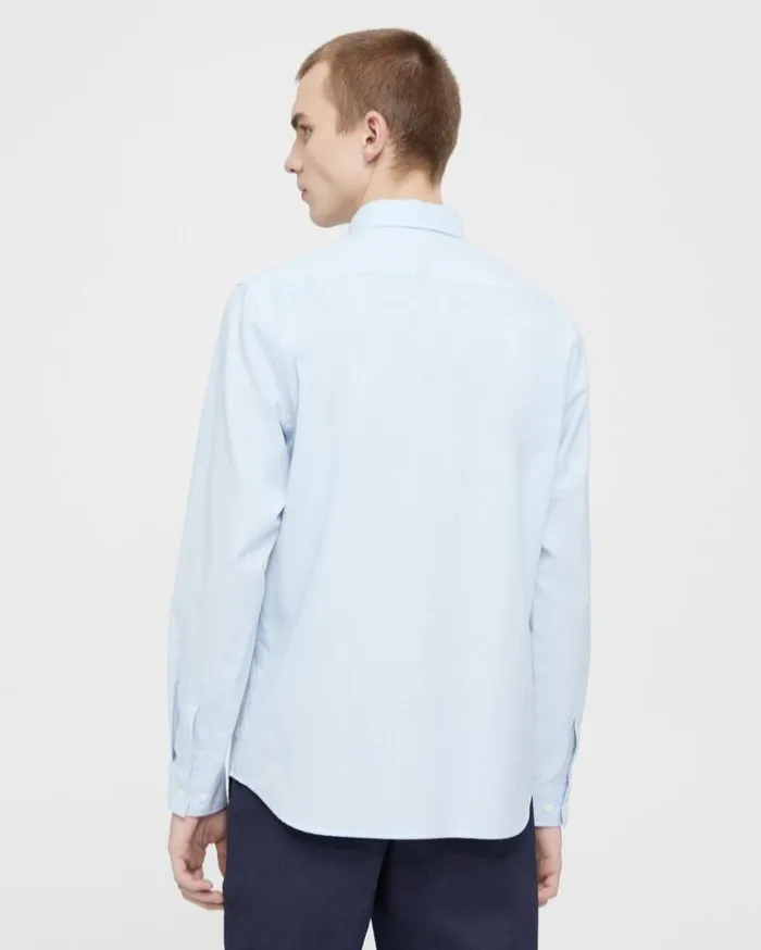 Theory Irving Shirt In Oxford Cotton Olympic Men Shirts Theory Irving Shirt In Oxford Cotton Olympic Men Shirts