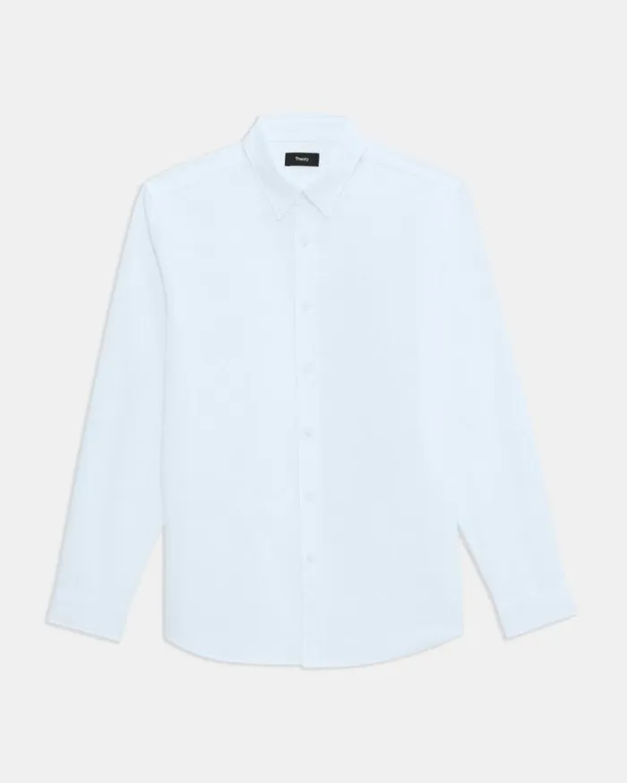 Theory Irving Shirt In Oxford Cotton Olympic Men Shirts Theory Irving Shirt In Oxford Cotton Olympic Men Shirts
