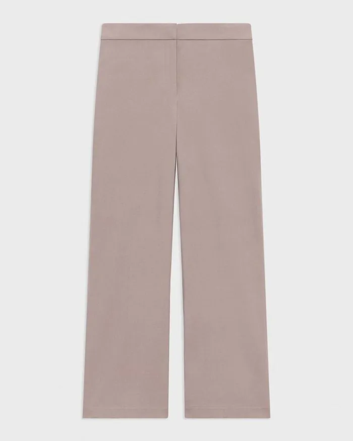 Theory Kick Pant In Stretch Cotton Cinder Women Pants Theory Kick Pant In Stretch Cotton Cinder Women Pants