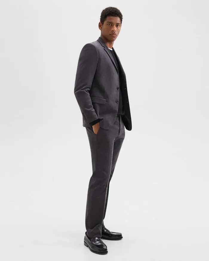 Theory Morton Blazer In Stretch Corduroy Dark Grey Men Blazers Jackets Theory Morton Blazer In Stretch Corduroy Dark Grey Men Blazers Jackets