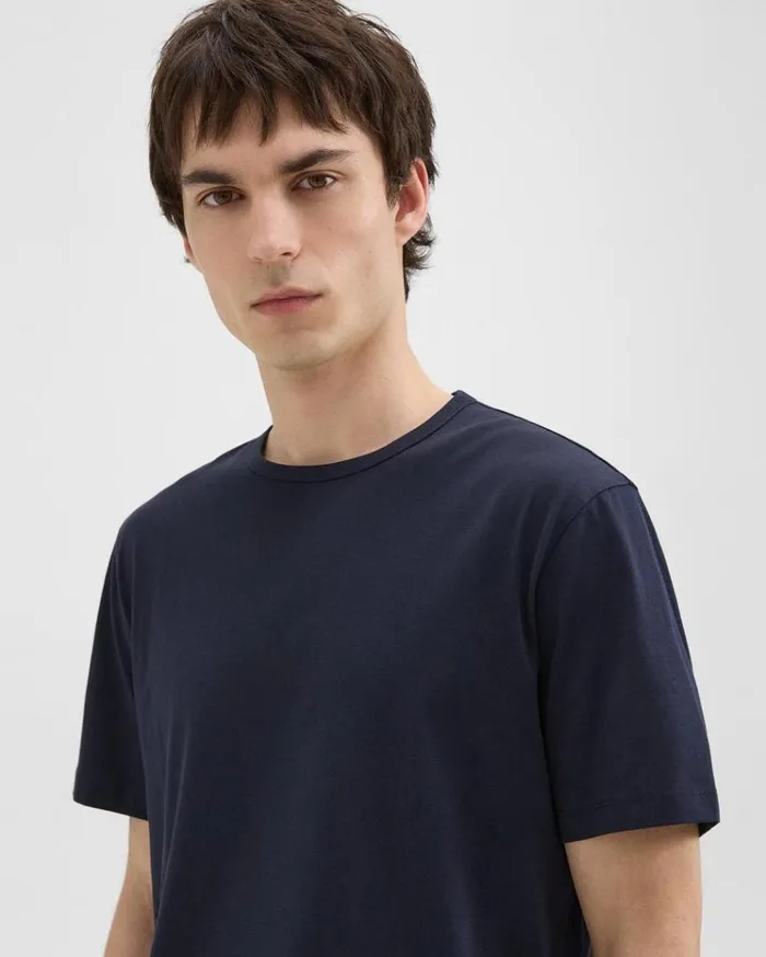Theory Precise Tee In Pima Cotton Jersey Eclipse Men TShirts Polos Theory Precise Tee In Pima Cotton Jersey Eclipse Men TShirts Polos