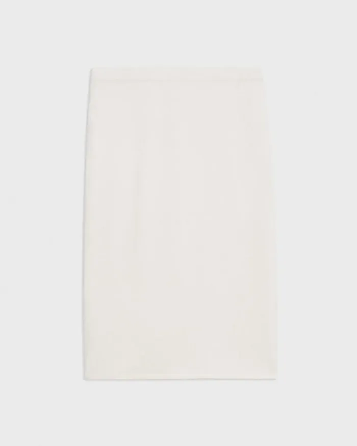 Theory Slim Pencil Skirt In Regal Wool New Ivory Women Skirts