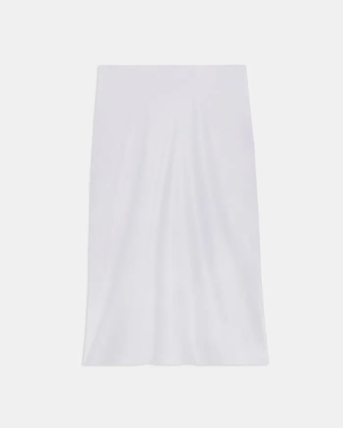 Theory Slip Skirt In Satin Silver Women Skirts Theory Slip Skirt In Satin Silver Women Skirts