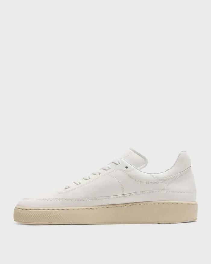 Theory Sneaker In Leather White Men Shoes