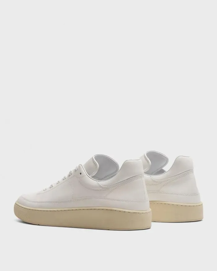 Theory Sneaker In Leather White Men Shoes