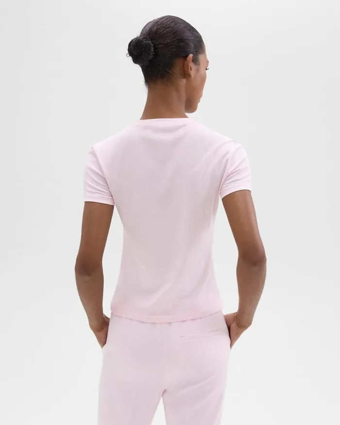 Theory Tiny Tee In Organic Cotton Bloom Women TShirts Tank Tops Theory Tiny Tee In Organic Cotton Bloom Women TShirts Tank Tops