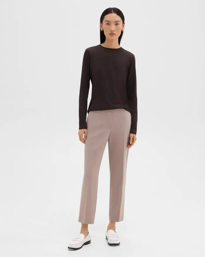 Theory Treeca PullOn Pant In Admiral Crepe Cinder Women Pants