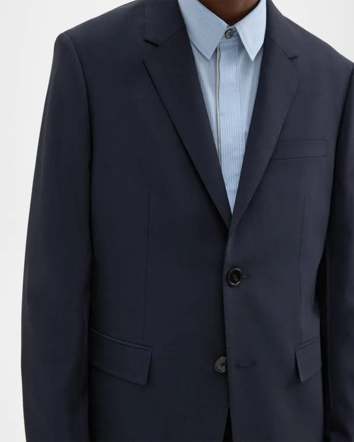 Theory Virgin Wool TwoButton Blazer Midnight Men Blazers Jackets