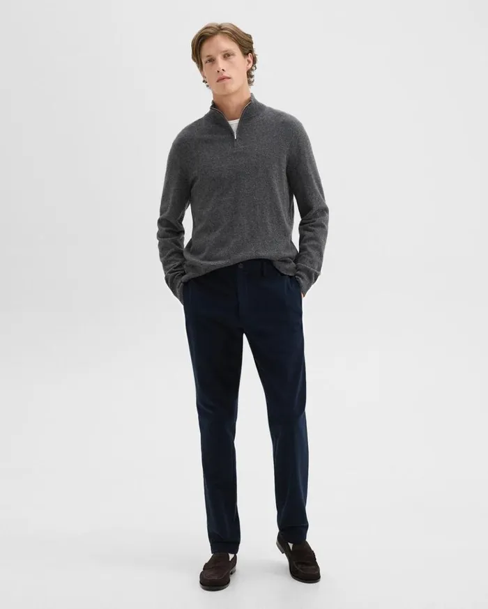 Theory Zaine Pant In Moleskin Twill Baltic Men Pants