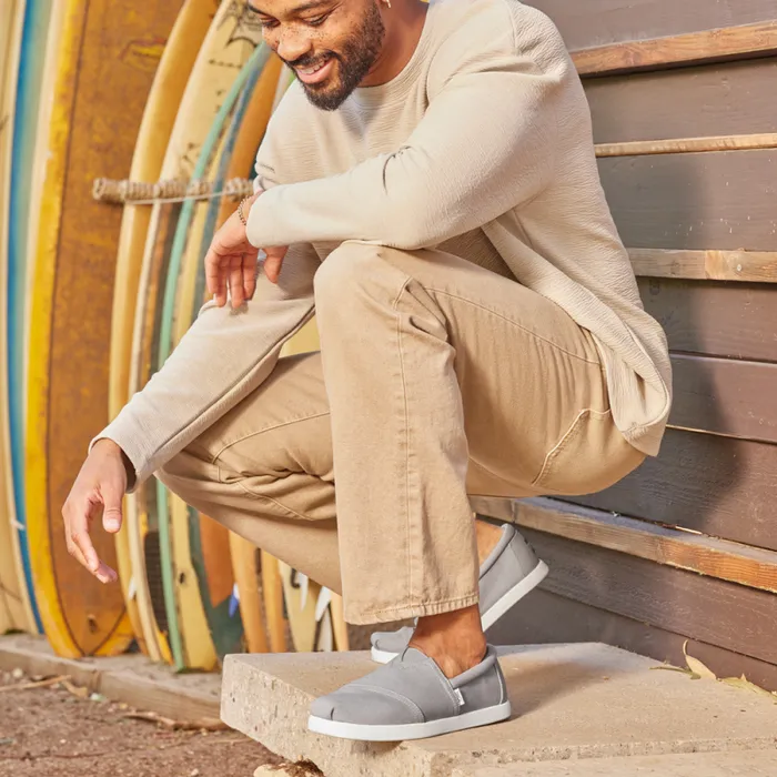 Toms Alpargatas Alp FWD Grey Recycled Cotton Canvas 8211 Men