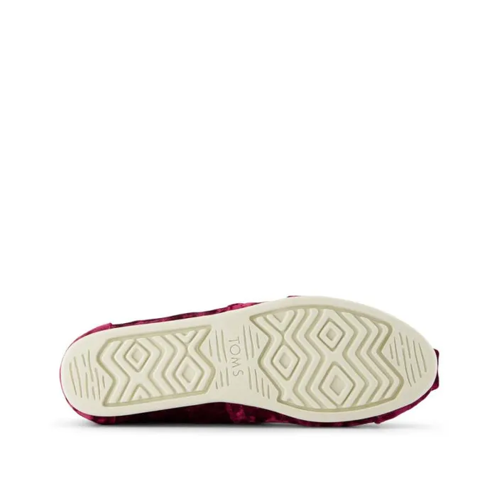Toms Alpargatas Alpargata Cloudbound Berry Burgundy Crushed Velvet 8211 Women Toms Alpargatas Alpargata Cloudbound Berry Burgundy Crushed Velvet 8211 Women