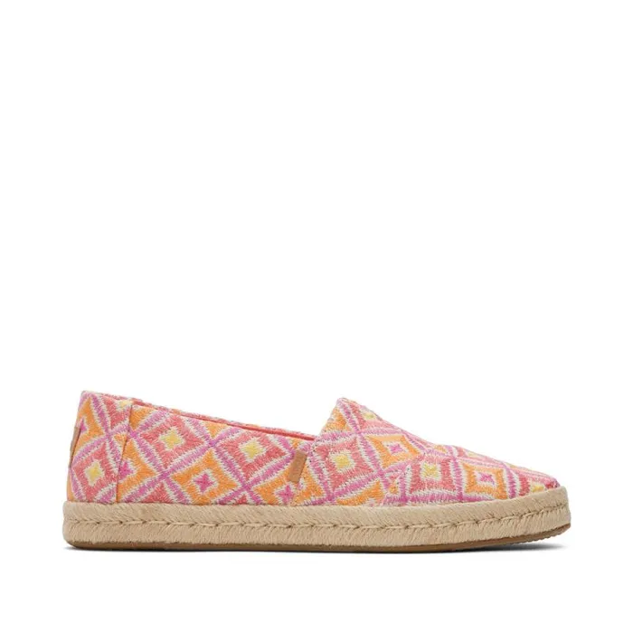 Toms Alpargatas Alpargata Rope 20 Espadrille Geometric Pink 8211 Women