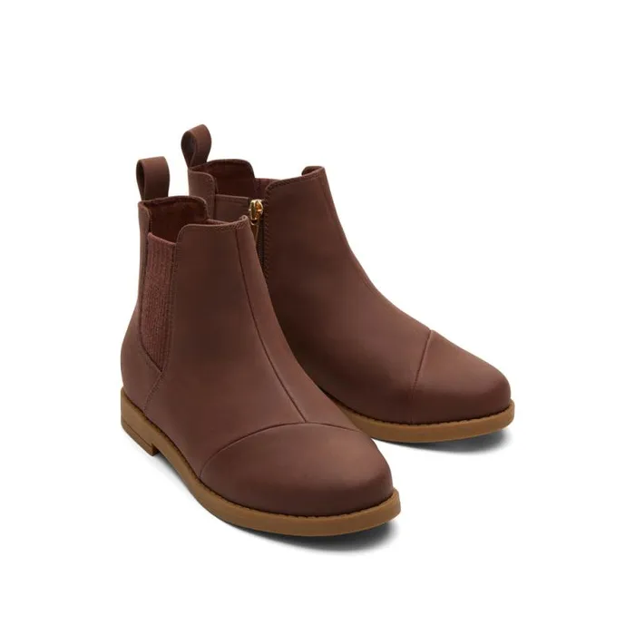 Toms Boots and Booties Charlie Kids Boot Chestnut 8211 Kids Toms Boots and Booties Charlie Kids Boot Chestnut 8211 Kids
