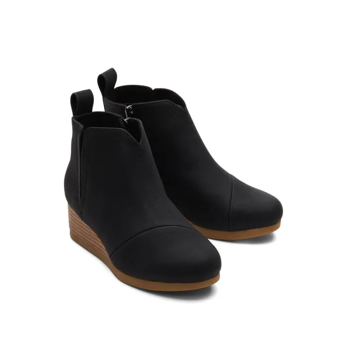 Toms Boots and Booties Clare Kids Wedge Boot Black 8211 Kids Toms Boots and Booties Clare Kids Wedge Boot Black 8211 Kids
