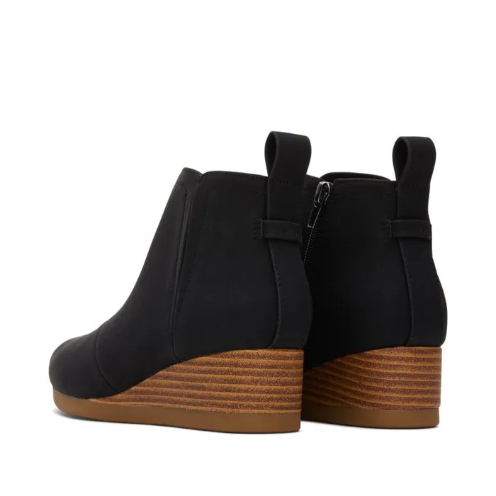 Toms Boots and Booties Clare Kids Wedge Boot Black 8211 Kids Toms Boots and Booties Clare Kids Wedge Boot Black 8211 Kids
