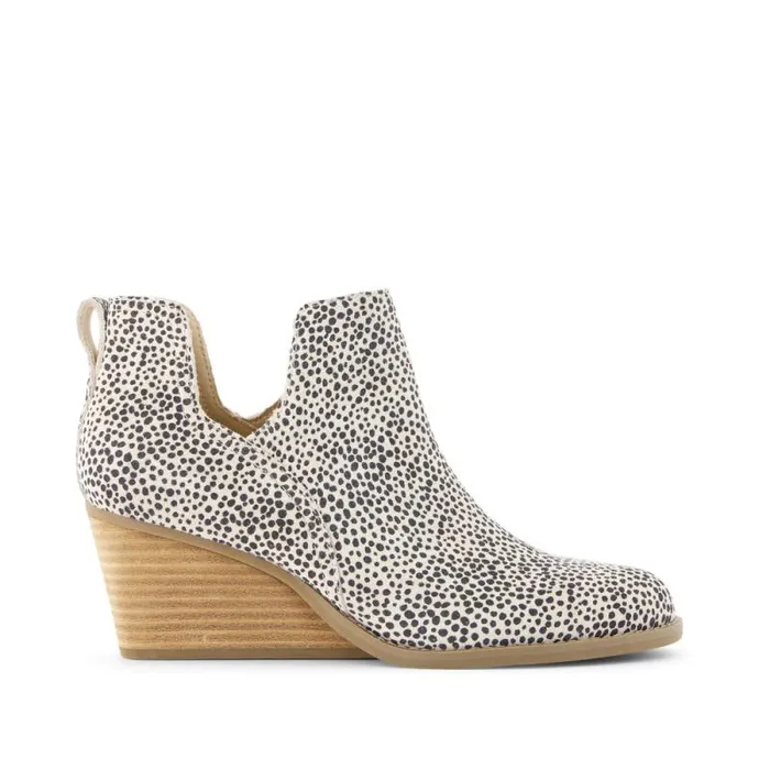 Toms Boots and Booties Gwen Ankle Boot Mini Cheetah Suede 8211 Women