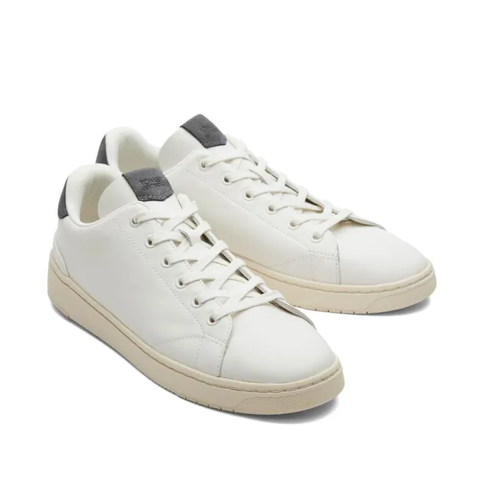 Toms Dress Casual TRVL LITE LaceUp Sneaker Porcelain Grey Leather 8211 Men